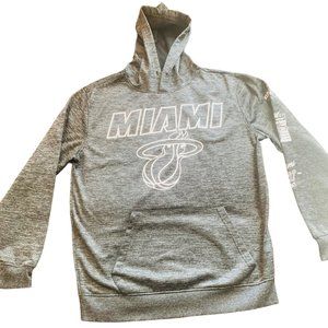 NBA Sz S Men Miami Heat Hoodie Gray